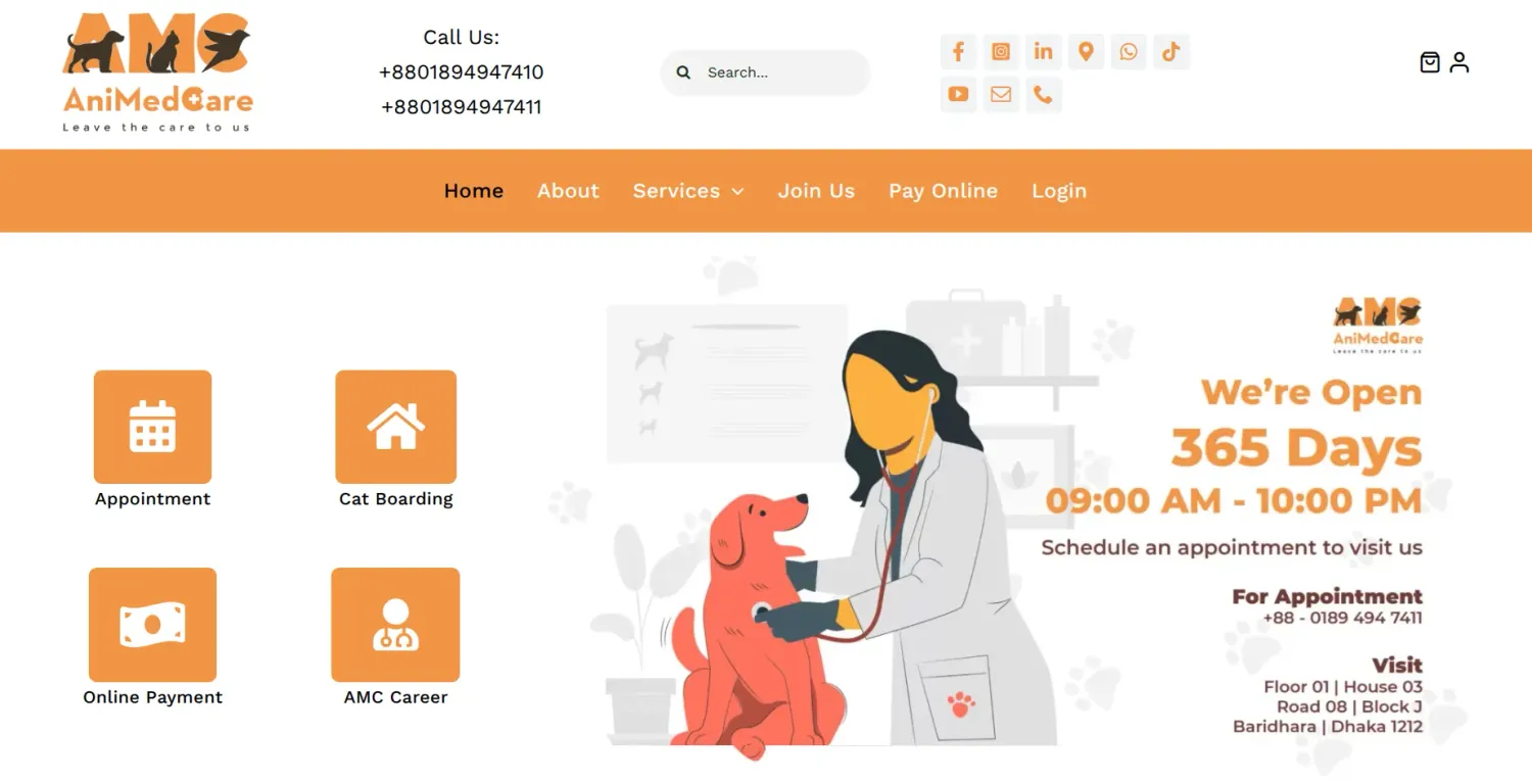 Home page